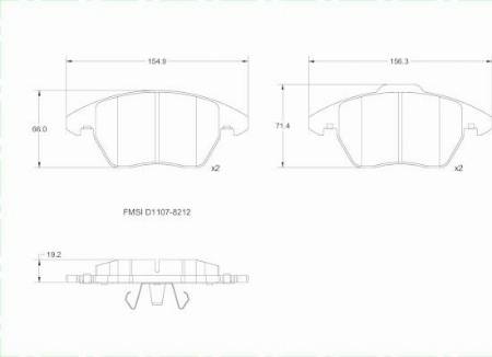 Remy RAP1397 - Bremžu uzliku kompl., Disku bremzes www.autospares.lv