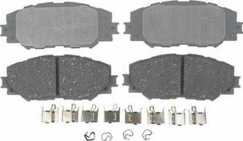 Remy RAP1275 - Brake Pad Set, disc brake www.autospares.lv