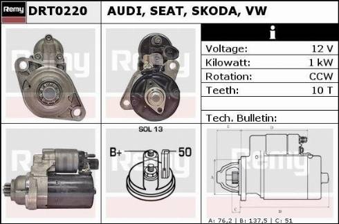 Remy RAS41331 - Starteris autospares.lv