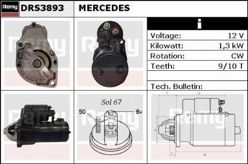 Remy RAS34904 - Starteris autospares.lv