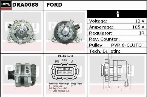 Remy RAS34819 - Starteris autospares.lv