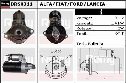 Remy RAS31422 - Starter www.autospares.lv