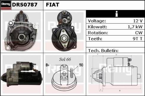 Remy RAS31898 - Стартер www.autospares.lv