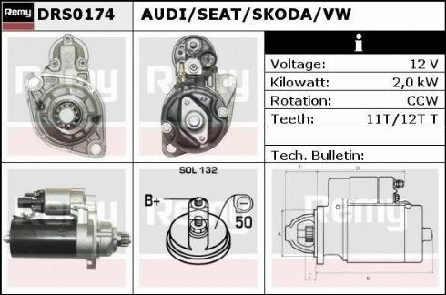 Remy RAS31285 - Starteris autospares.lv