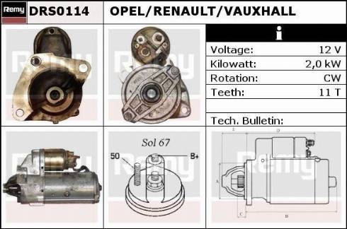 Remy RAS31225 - Стартер www.autospares.lv