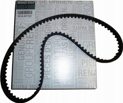 RENAULT 82 00 537 021 - Timing Belt www.autospares.lv