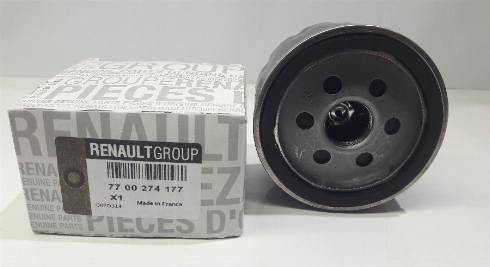 RENAULT 77 00 274 177 - Oil Filter www.autospares.lv