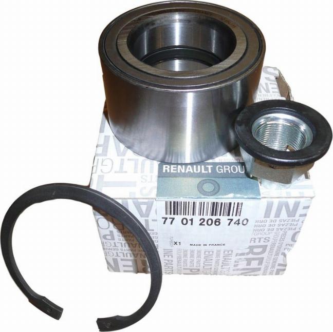 RENAULT 77 01 206 740 - Wheel hub, bearing Kit www.autospares.lv