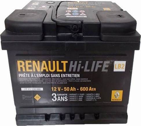 RENAULT 7711130088 - Starter Battery www.autospares.lv