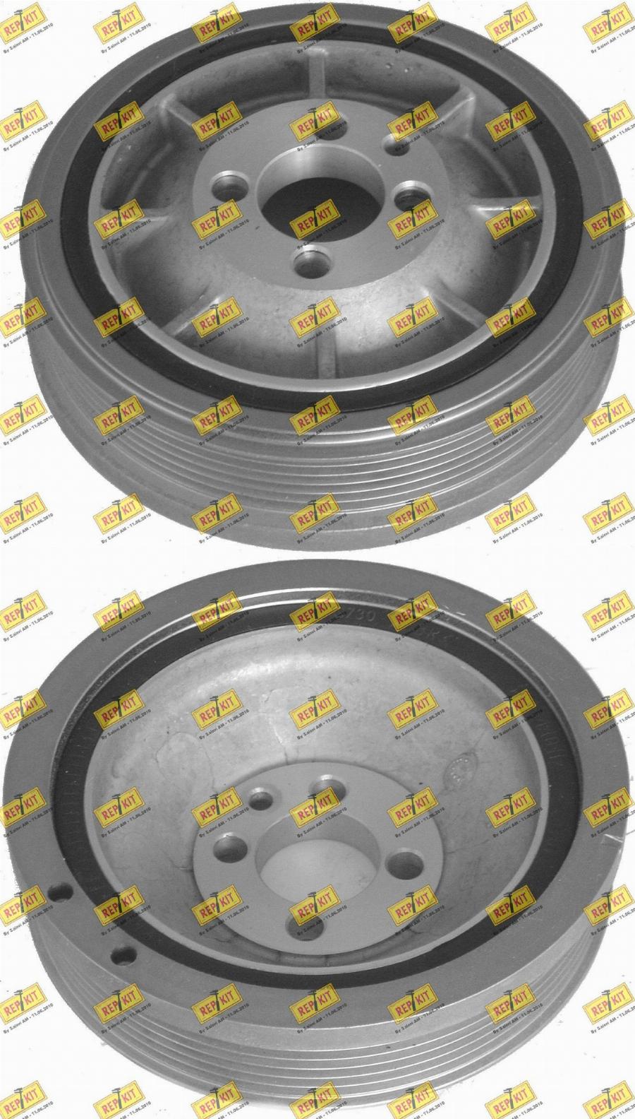 REPKIT RKT9045 - Piedziņas skriemelis, Kloķvārpsta www.autospares.lv