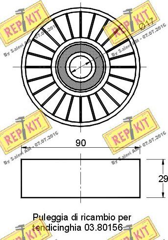 REPKIT RKT1906 - Parazīt / Vadrullītis, Ķīļrievu siksna autospares.lv