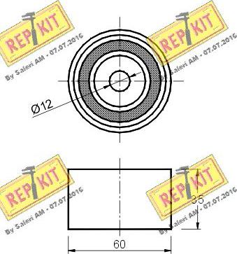 REPKIT RKT1408 - Parazīt / Vadrullītis, Zobsiksna www.autospares.lv