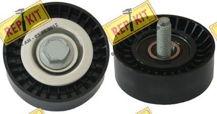 REPKIT RKT3063 - Ролик, поликлиновый ремень www.autospares.lv