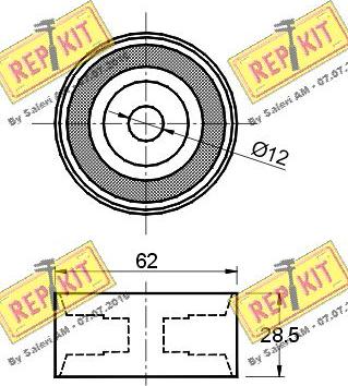 REPKIT RKT2083 - Parazīt / Vadrullītis, Zobsiksna autospares.lv