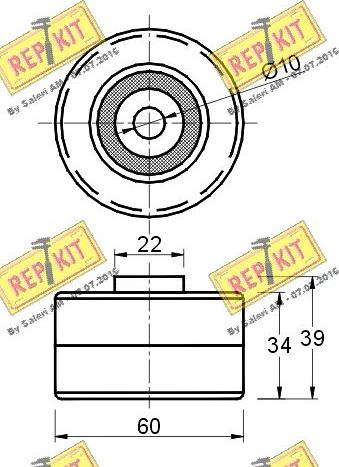 REPKIT RKT2208 - Parazīt / Vadrullītis, Zobsiksna autospares.lv