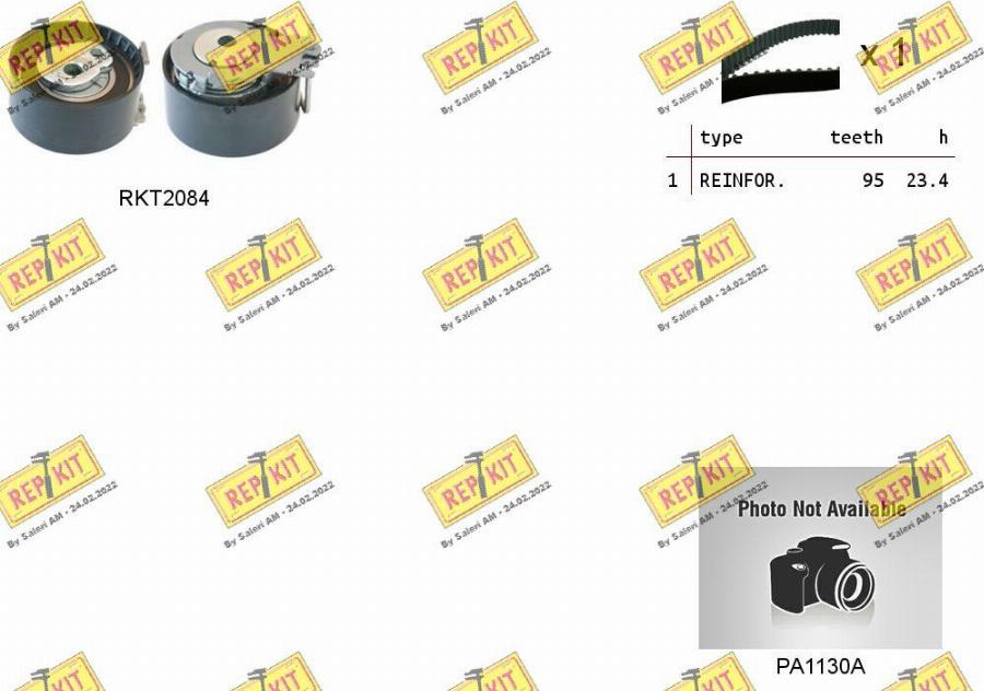 REPKIT RKTK0922PA - Ūdenssūknis + Zobsiksnas komplekts autospares.lv