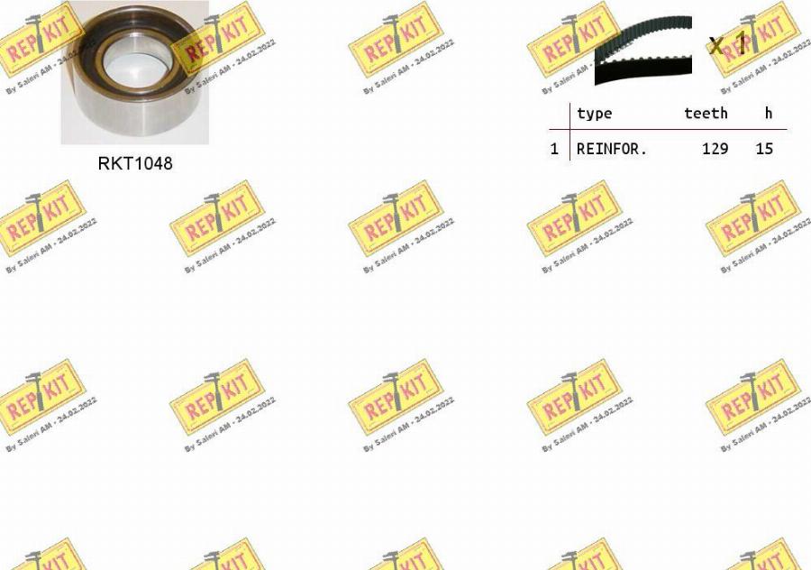 REPKIT RKTK0846 - Timing Belt Set www.autospares.lv