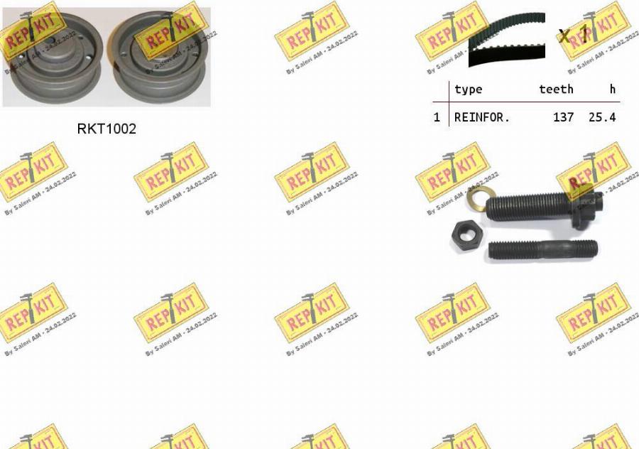 REPKIT RKTK0879 - Timing Belt Set www.autospares.lv