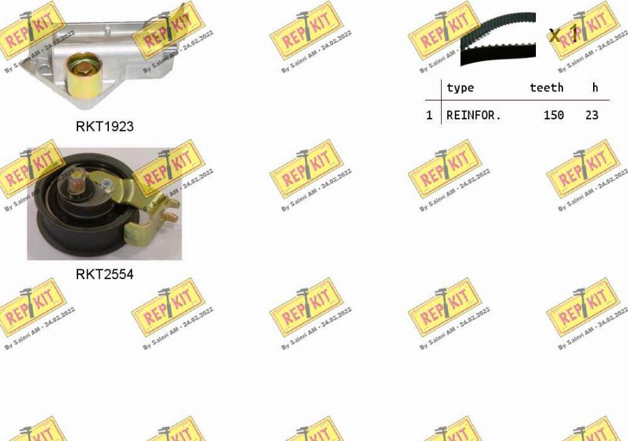 REPKIT RKTK1049 - Timing Belt Set www.autospares.lv