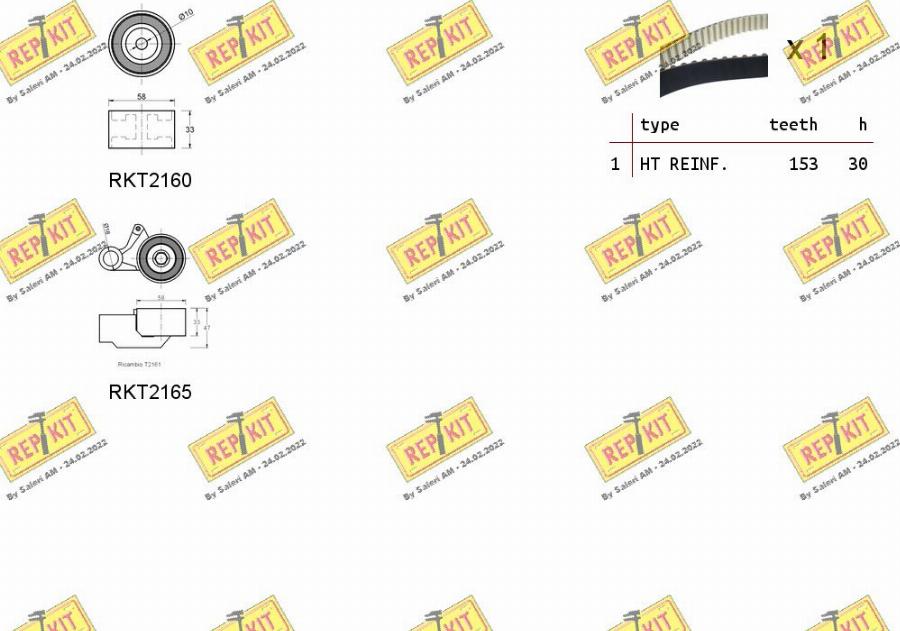 REPKIT RKTK1081 - Zobsiksnas komplekts www.autospares.lv