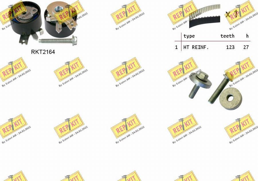 REPKIT RKTK1145 - Zobsiksnas komplekts autospares.lv