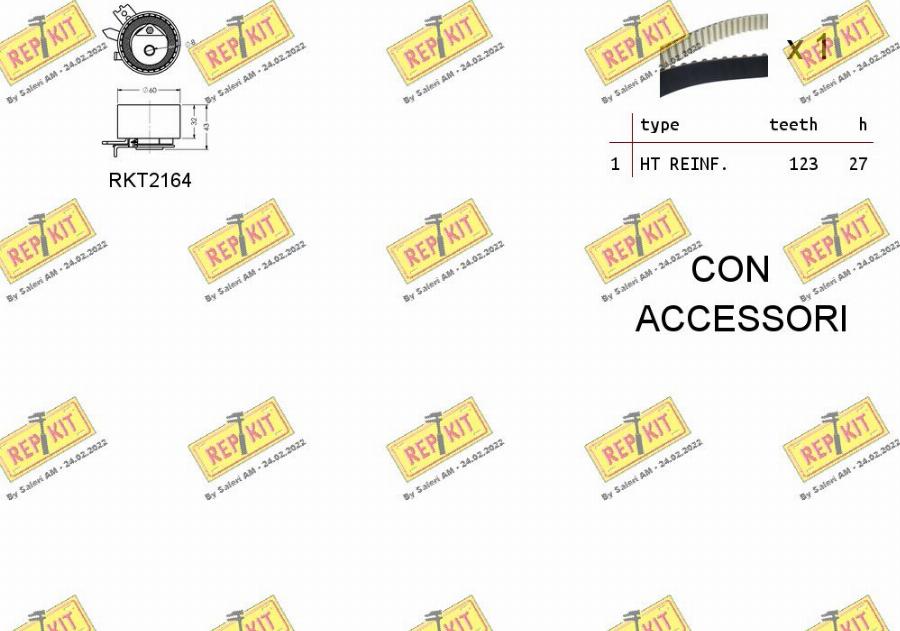 REPKIT RKTK1145 - Zobsiksnas komplekts autospares.lv