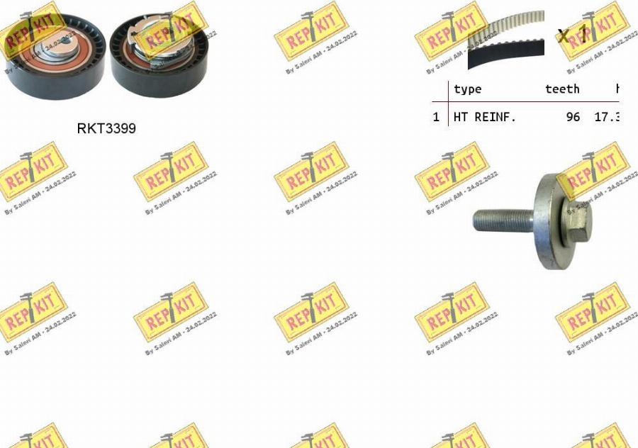 REPKIT RKTK1130 - Timing Belt Set www.autospares.lv