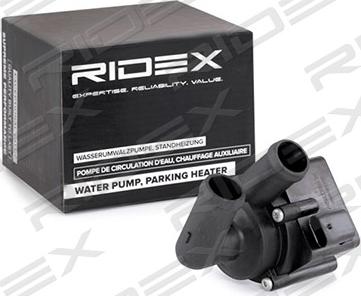 RIDEX 999W0009 - Water Pump, parking heater www.autospares.lv