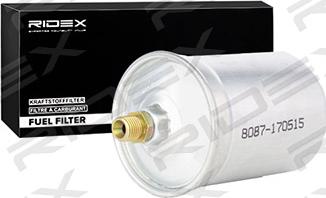 RIDEX 9F0055 - Degvielas filtrs www.autospares.lv