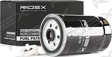 RIDEX 9F0016 - Топливный фильтр www.autospares.lv