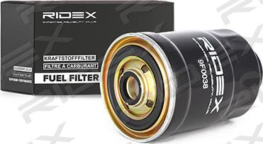 RIDEX 9F0038 - Топливный фильтр www.autospares.lv