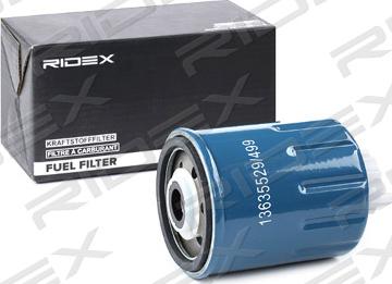 RIDEX 9F0112 - Топливный фильтр www.autospares.lv