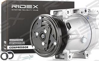 RIDEX 447K0049 - Kompresors, Gaisa kond. sistēma www.autospares.lv