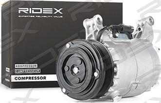 RIDEX 447K0025 - Kompresors, Gaisa kond. sistēma autospares.lv