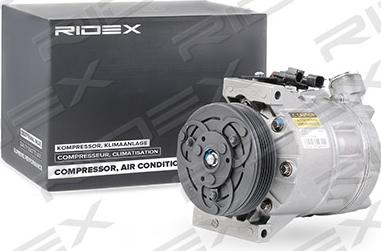 RIDEX 447K0100 - Compressor, air conditioning www.autospares.lv