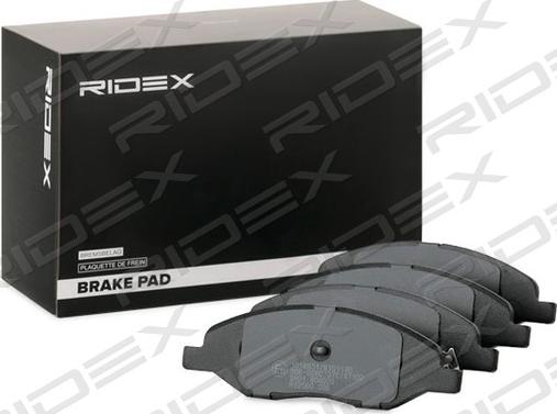 RIDEX 402B0992 - Bremžu uzliku kompl., Disku bremzes autospares.lv