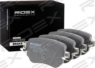 RIDEX 402B0914 - Bremžu uzliku kompl., Disku bremzes autospares.lv