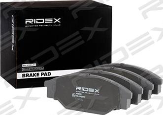 RIDEX 402B0910 - Brake Pad Set, disc brake www.autospares.lv