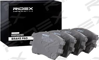 RIDEX 402B0976 - Brake Pad Set, disc brake www.autospares.lv