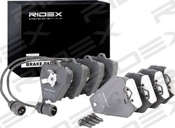 RIDEX 402B0446 - Brake Pad Set, disc brake www.autospares.lv