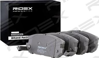 RIDEX 402B0440 - Brake Pad Set, disc brake www.autospares.lv