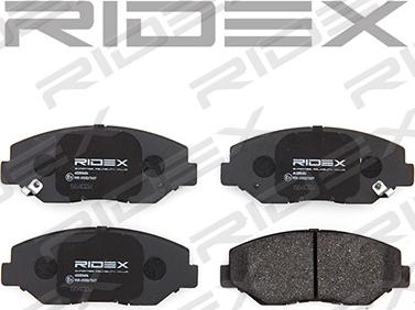 RIDEX 402B0406 - Brake Pad Set, disc brake www.autospares.lv