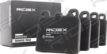 RIDEX 402B0417 - Bremžu uzliku kompl., Disku bremzes www.autospares.lv