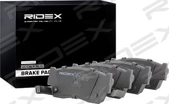 RIDEX 402B0434 - Brake Pad Set, disc brake www.autospares.lv