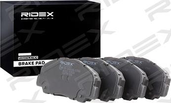 RIDEX 402B0429 - Brake Pad Set, disc brake www.autospares.lv