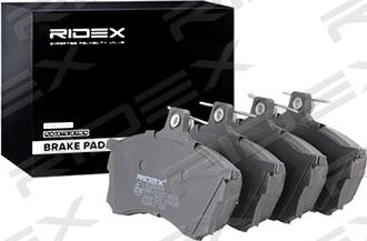 RIDEX 402B0424 - Brake Pad Set, disc brake www.autospares.lv