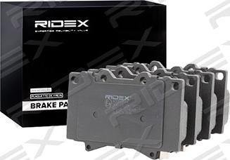 RIDEX 402B0594 - Brake Pad Set, disc brake www.autospares.lv