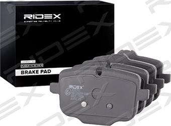 RIDEX 402B0560 - Bremžu uzliku kompl., Disku bremzes autospares.lv