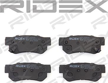 RIDEX 402B0690 - Brake Pad Set, disc brake www.autospares.lv