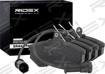 RIDEX 402B0663 - Brake Pad Set, disc brake www.autospares.lv